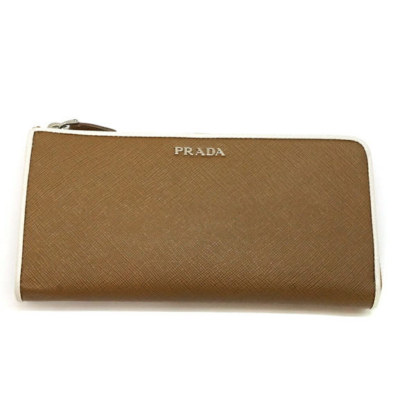 Prada Wallet long Saffiano leather zipper - Picture 1 of 12